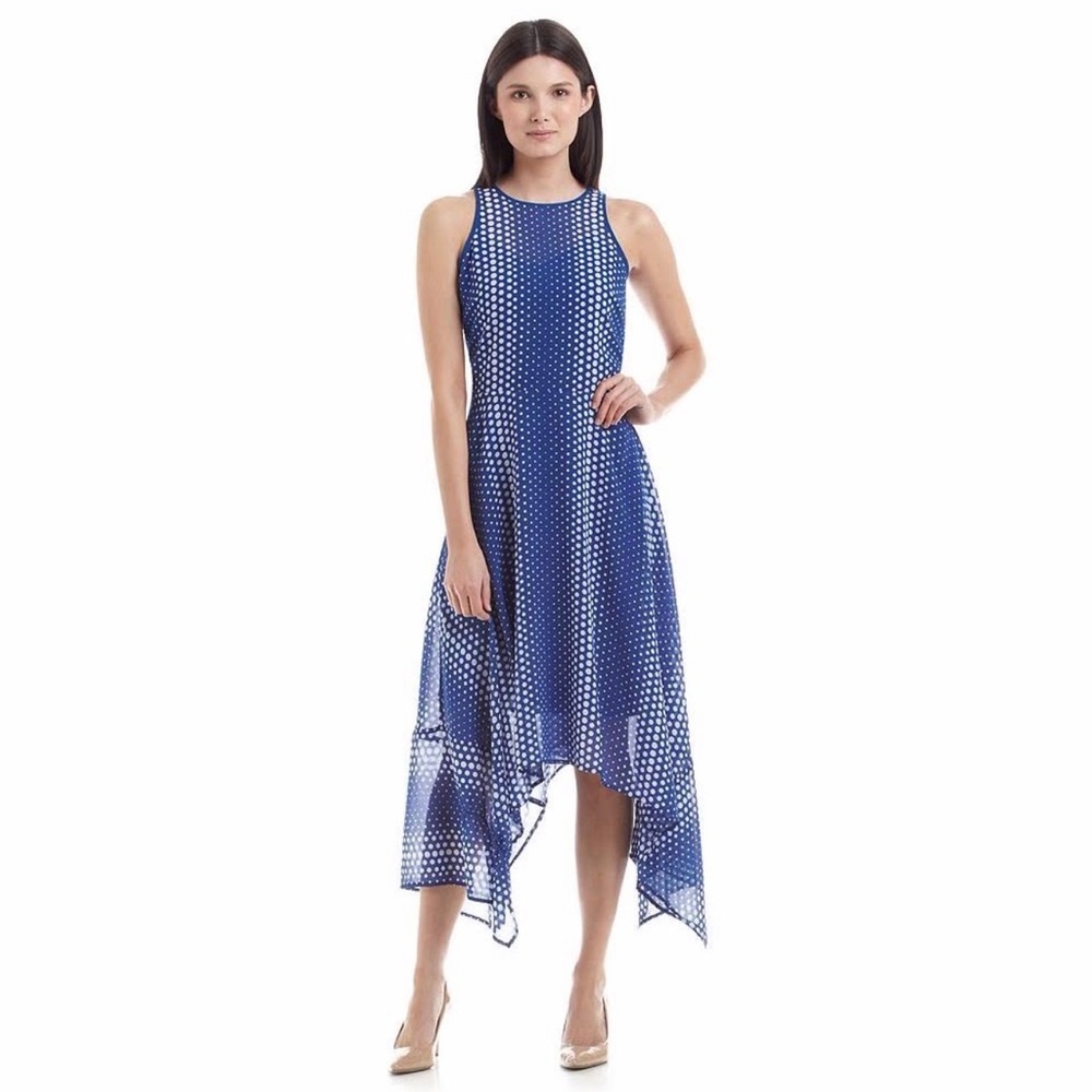 Michael Kors Blue and White dress, Size 12